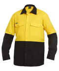 KingGee Work Wear Yellow/Black / 2XS KingGee Workcool 2 Hi-Vis Spliced Shirt L/S K54870