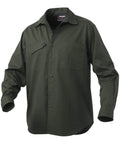 KingGee Work Wear Green / 2XS KingGee Workcool 2 Shirt L/S K14820