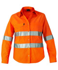 KingGee Work Wear Orange / 6 KingGee Workcool 2 Women's Reflective Shirt L/S K44545