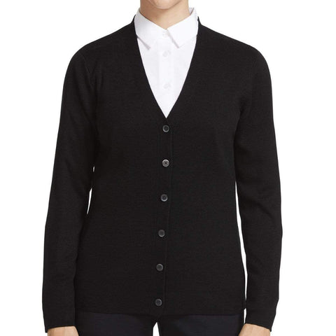 NNT Corporate Wear Black / XS NNT Button Front Cardigan CAT5BR