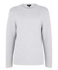 NNT Corporate Wear Grey / S NNT Long Sleeve Knit Jumper CATE38