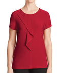NNT Corporate Wear Red / 2XS NNT Short Sleeve Round Neck T-Top CATU64
