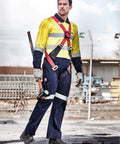 Syzmik Work Wear SYZMIK Men’s Rugged Cooling Taped Overall ZC804