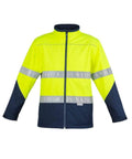 Syzmik Work Wear Yellow/Navy / XXS SYZMIK Unisex Hi Vis Soft Shell Jacket ZJ353
