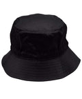 Winning Spirit Active Wear Black / S Bucket Hat With Toggle H1034
