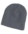 Winning Spirit Active Wear Grey / One size Cable Knit Beanie CH62