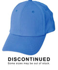 Winning Spirit Active Wear Royal / S Cotton Fitted Cap Ch36