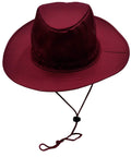 Winning Spirit Active Wear Maroon / S Slouch Hat With Break-away Clip Strap H1026