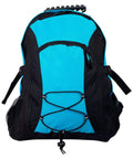 Smartpack Backpack B5002 Active Wear Winning Spirit Black/Aqua Blue "(w)39.5cm x (h)43cm x (d)19cm, Capacity: 23 Litres" 
