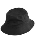 Winning Spirit Active Wear Black / S/M Soft Washed Bucket Hat Ch29