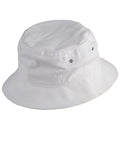 Winning Spirit Active Wear White / S/M Soft Washed Bucket Hat Ch29