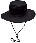 Winning Spirit Active Wear Black / S Surf Hat With Break-away Strap H1035