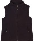 Winning Spirit Casual Wear Black / 8 Diamond Fleece Vest Ladies' Pf10