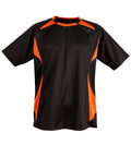 Winning Spirit Casual Wear Black/Orange / S Shoot Soccer Tee Adult Ts85