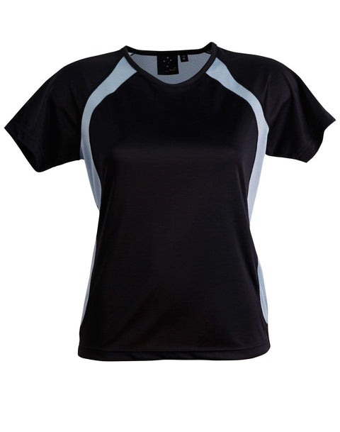Winning Spirit Casual Wear Navy/Skyblue / 6 Sprint Tee Shirt Ladies Ts72