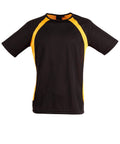 Winning Spirit Casual Wear Black/Gold / S Sprint Tee Shirt Men's Ts71