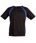 Winning Spirit Casual Wear Black/Royal / S Sprint Tee Shirt Men's Ts71