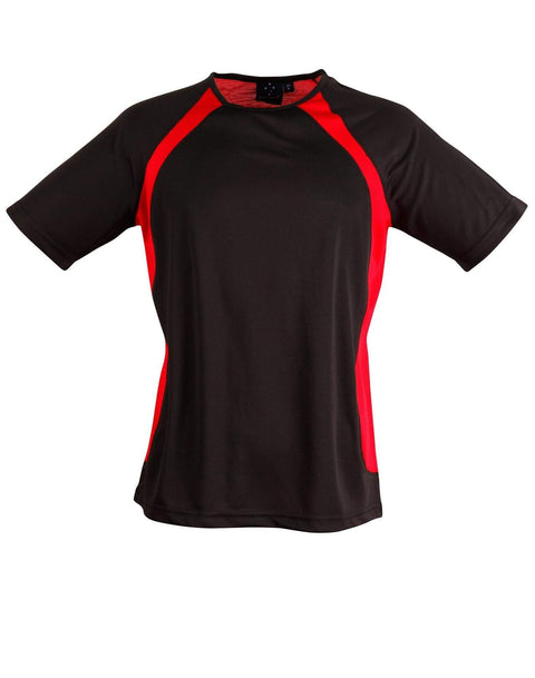Winning Spirit Casual Wear Black/Red / S Sprint Tee Shirt Men's Ts71