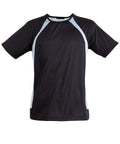 Winning Spirit Casual Wear Navy/Skyblue / S Sprint Tee Shirt Men's Ts71