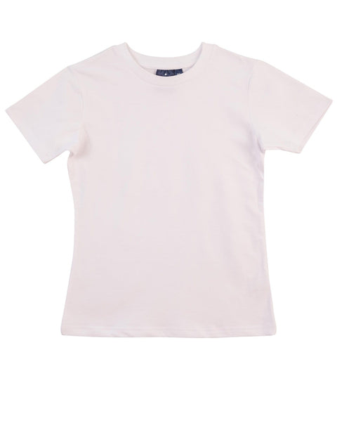 Winning Spirit Casual Wear White / 8 Superfit Tee Shirt Ladies' Ts15