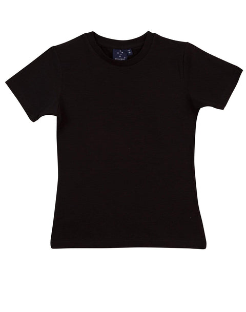 Winning Spirit Casual Wear Black / 8 Superfit Tee Shirt Ladies' Ts15