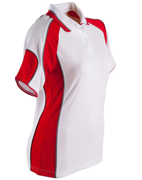 Winning Spirit Casual Wear White/Red / 8 Winning Spirit Alliance Polo Ladies Ps62