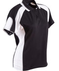 Winning Spirit Casual Wear Black/White / 8 Winning Spirit Alliance Polo Ladies Ps62