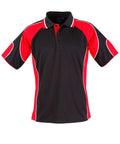 Winning Spirit Casual Wear Black/Red / XS Winning Spirit Alliance Polo Men's  Ps61