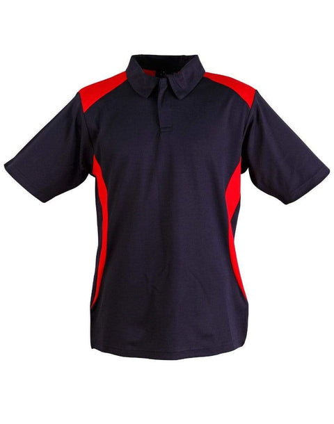 Winning Spirit Casual Wear Navy/Red / XS WINNING SPIRIT Winner Men's polo shirt PS31